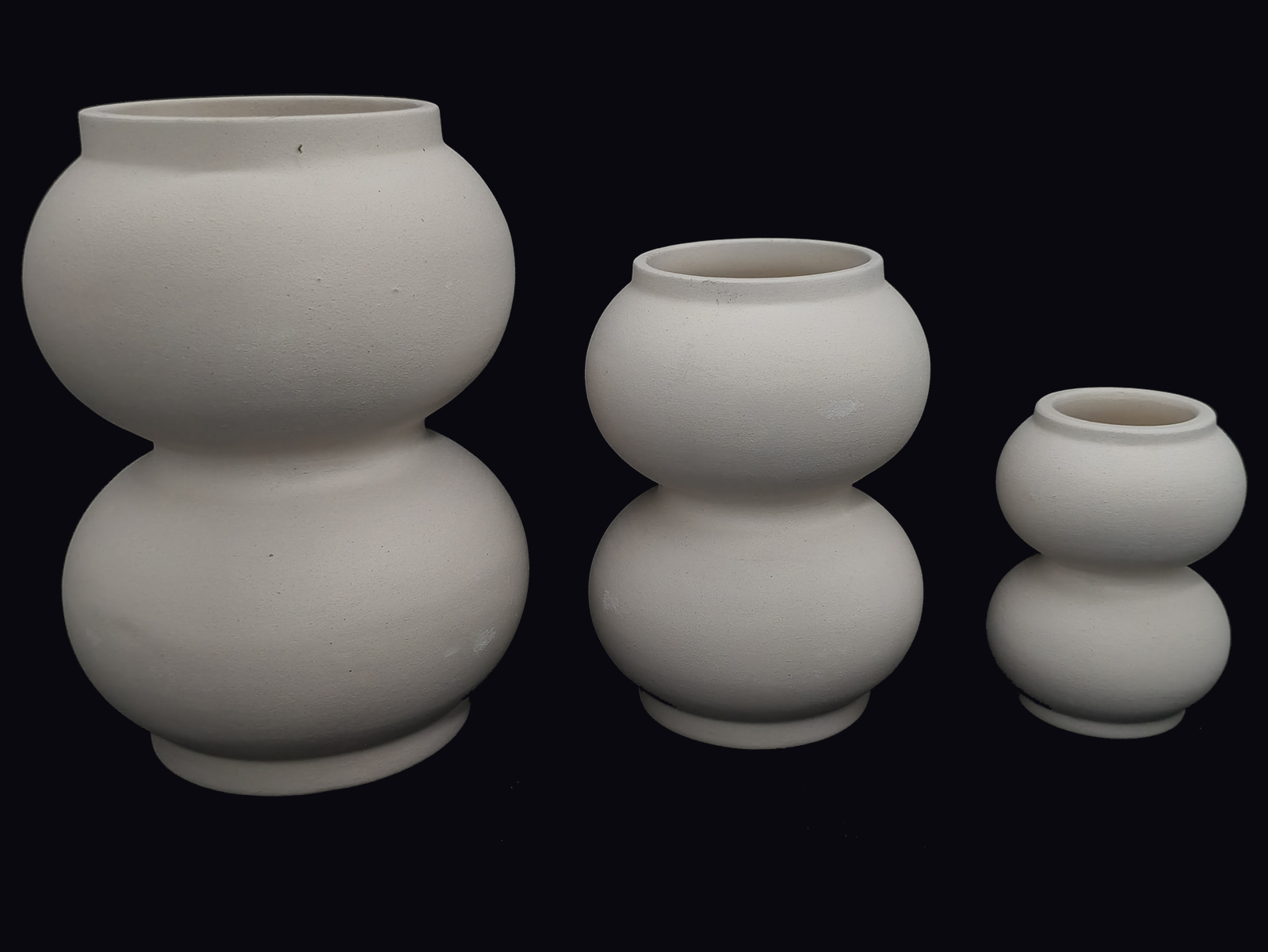 Trio Vaso Esfera Dupla